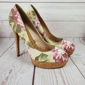 Aldo Floral Pumps 39 Hibiscus